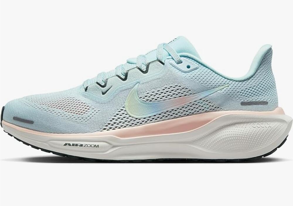 Women's Pegasus 41 PRM (474 - Glacier Blue/Multi-Color-Washed Coral) US 8